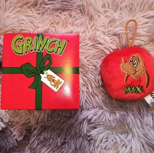 McDonald's Grinch Max Ornament Plush 2025.